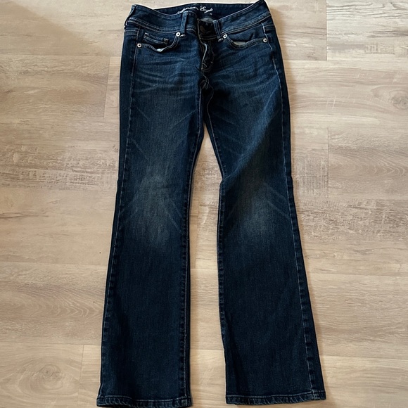American Eagle Outfitters Dark Blue Boot Cut Jeans - Picture 1 of 6